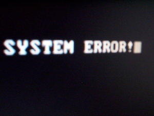 System Error Message