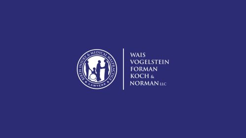 Blue logo for birth injury and medical malpractice law firm.